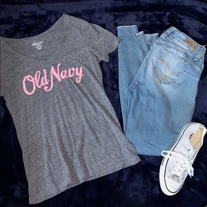 * Grey T-shirt
